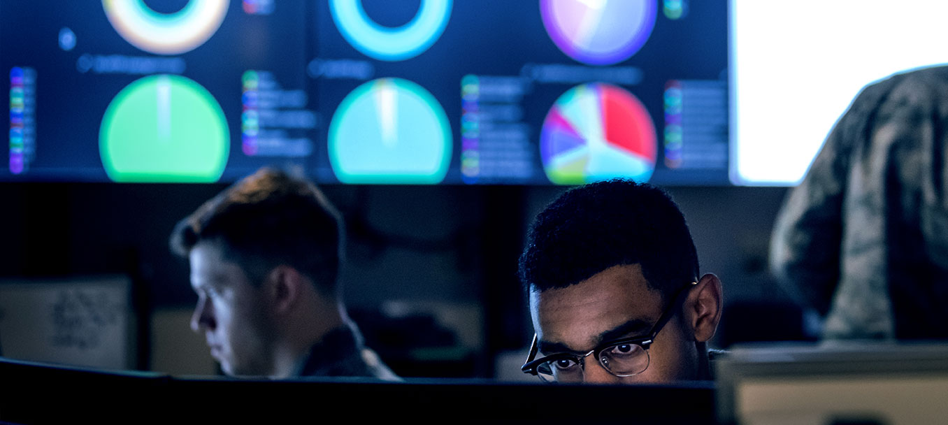 Cyberspace Effects Operations Officers at computers