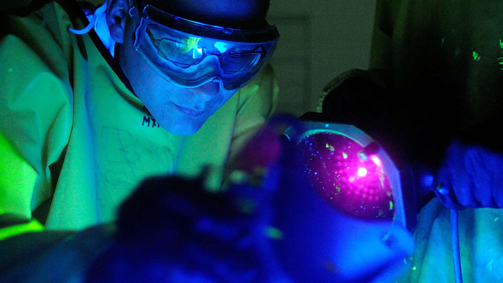 nondestructive inspection specialist conducting maintenance