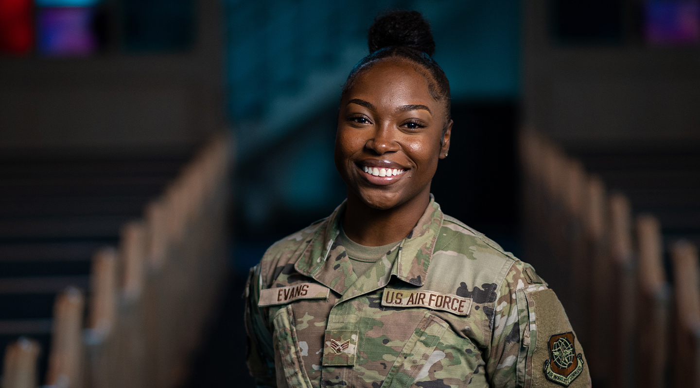airman smiling