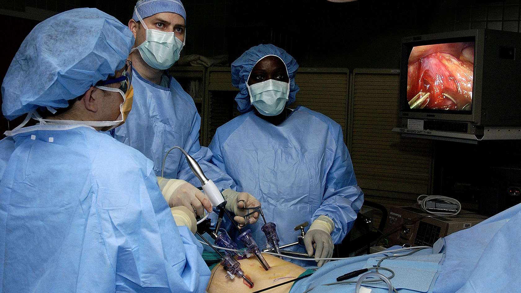 surgeons operating
