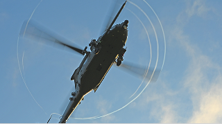 helicopter flying in the sky